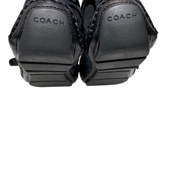 Coach Black Buckle Flats Sz 7.5‎ - Picture 6 of 10